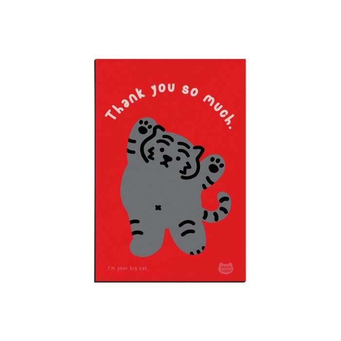 Muzik Tiger Post Card - Thank You So Much