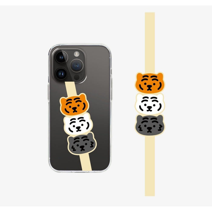 Muzik Tiger Silicone Phone Strap - Cream