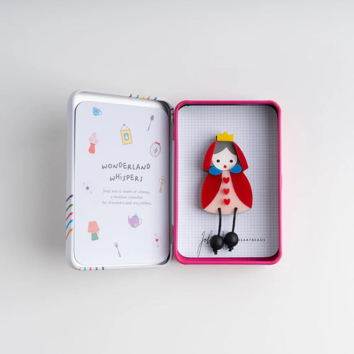 Queen of Hearts Brooch