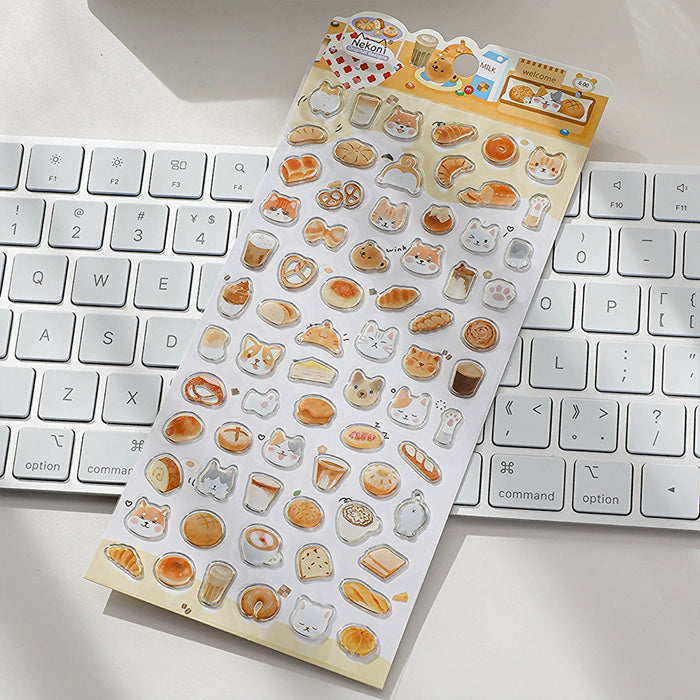 Nekoni Sticker - Afternoon Tea