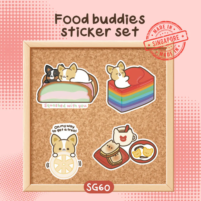 Sticker Pack - SG Food Buddies