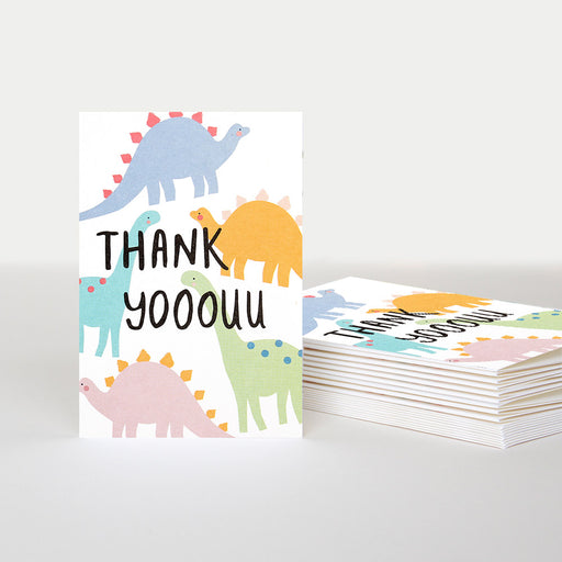 Notecard Pack - Thank U Pastel Dinos