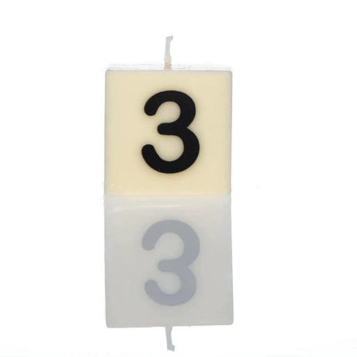 Numbered Candle - 3