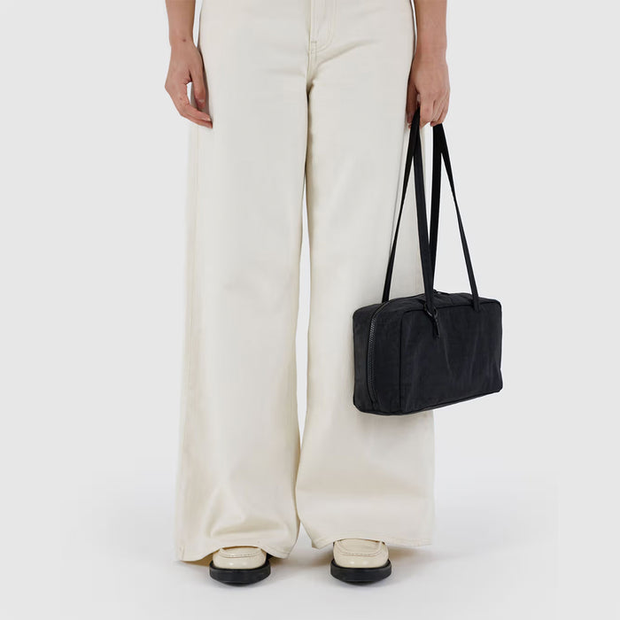 Baggu Nylon Bowler Bag - Black