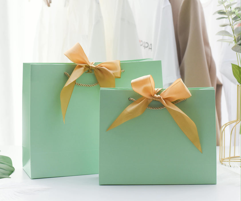 Square Gift Bag S - Light Green