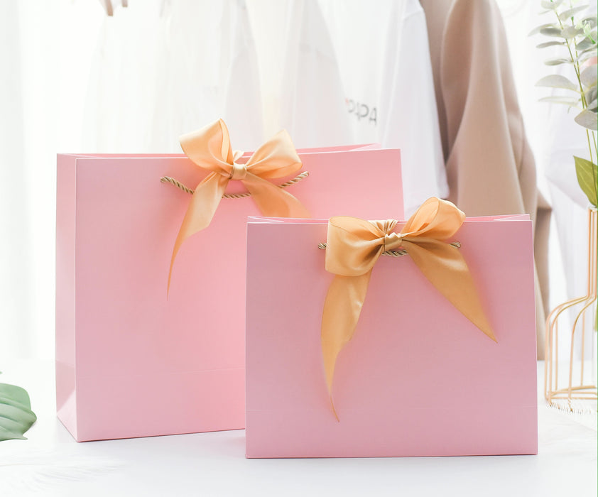 Square Gift Bag S - Pink