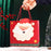 Gift Bag L - Merry Christmas Santa Claus - Red