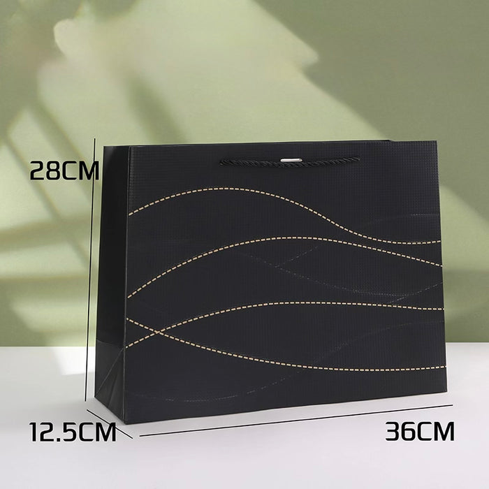 Gift Bag - Black Dotted Line