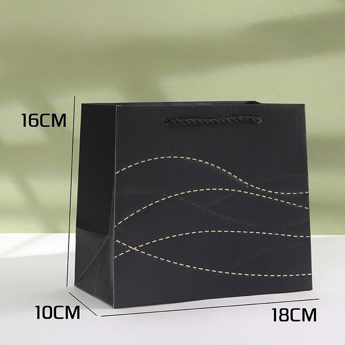 Gift Bag - Black Dotted Line