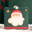 Gift Bag L - Merry Christmas Santa Claus - Green