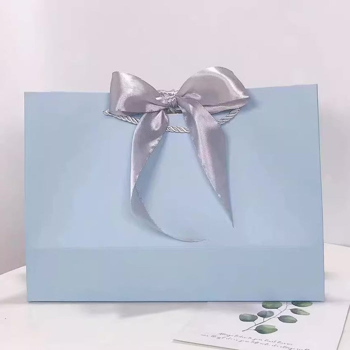 Square Gift Bag M - Fog Blue