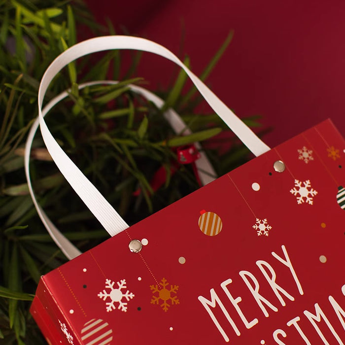 Gift Bag L - Christmas Celebration - Red