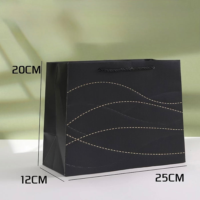Gift Bag - Black Dotted Line