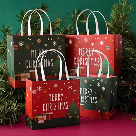Gift Bag L - Christmas Celebration - Red