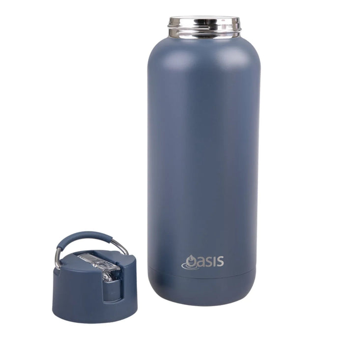 Oasis Stainless Steel Insulated Ceramic Moda Bottle 1L - Indigo