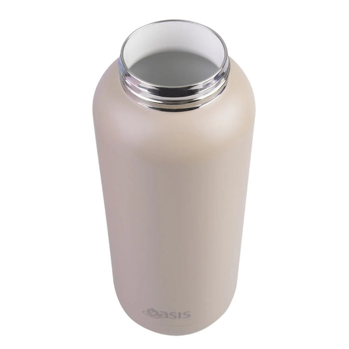 Oasis Stainless Steel Insulated Ceramic Moda Bottle 1L - Latte