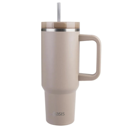 Oasis Stainless Steel Insulated Commuter Travel Tumbler 1.2L - Latte
