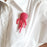 Octopus Red Brooch