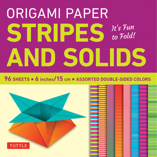 Origami Paper 6 x 96 Stripes Solid