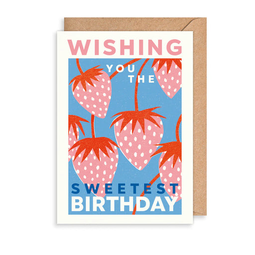Greeting Card - AF Planted Strawberries Birthday