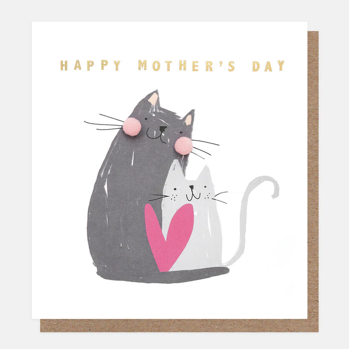 Greeting Card - Happy Mothers Day Cats