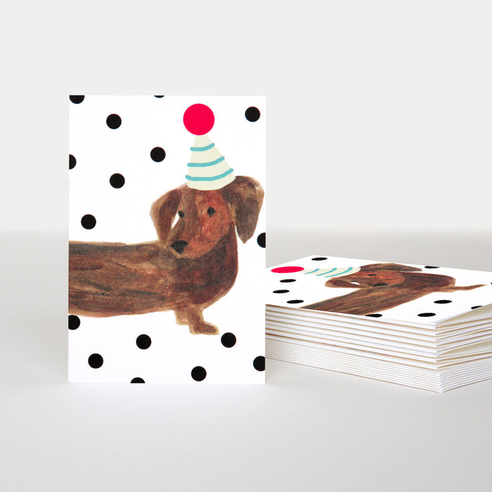 Notecard (Pack of 10) - Sausage Dog Blank