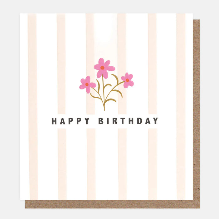 Greeting Card - Prairie Bday Posey on Grid