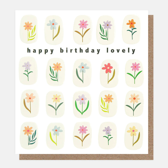 Greeting Card - Prairie Bday Little Flowers