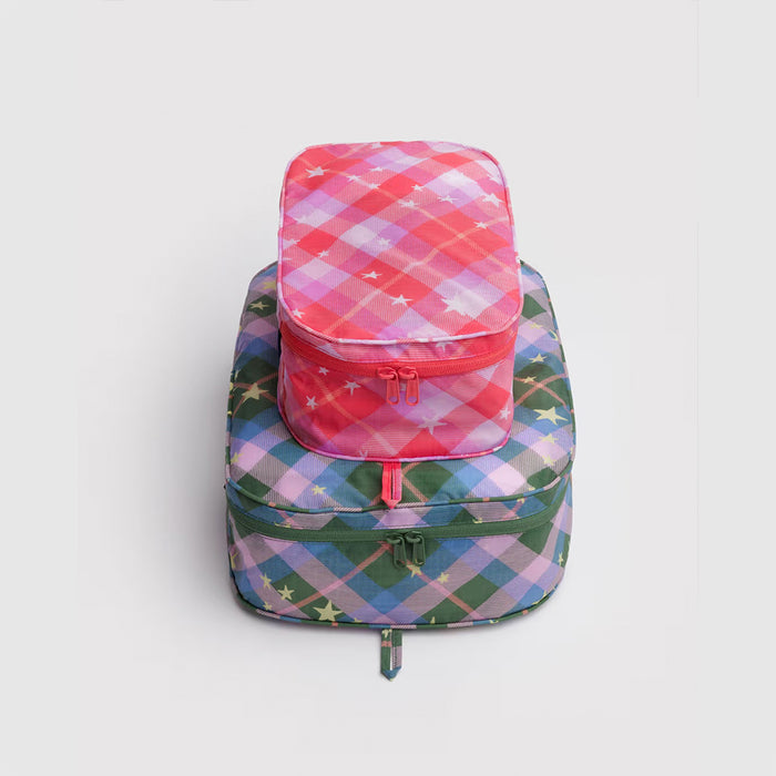 Baggu Packing Cube Set - Star Plaid