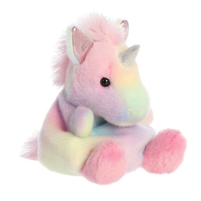 Palm Pals Small Plush - Rainbow Unicorn