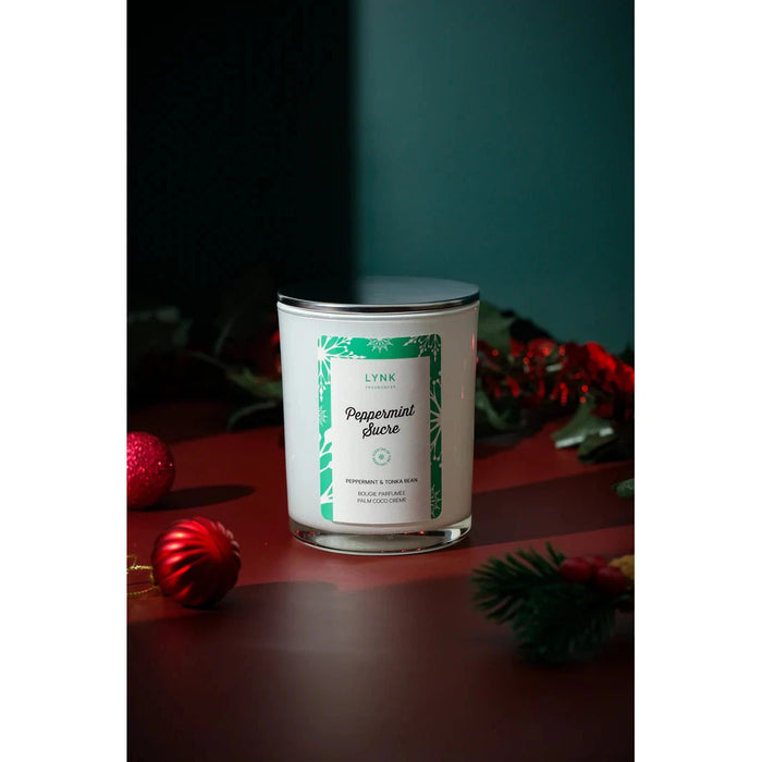 Peppermint Sucre Scented Candle 150G