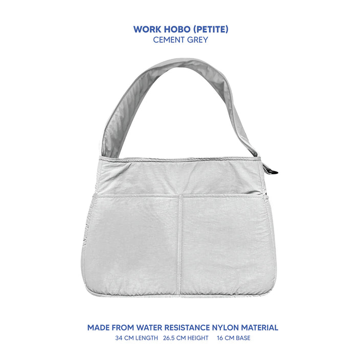 Petite Hobo - Cement Grey