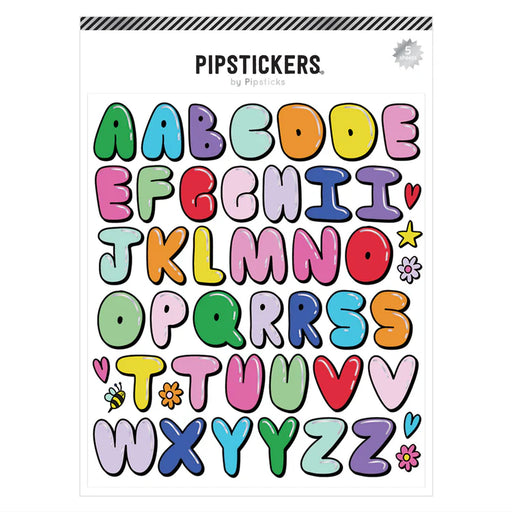 Pipstickers - Bright & Bouncy Big Alphabet (5ct)