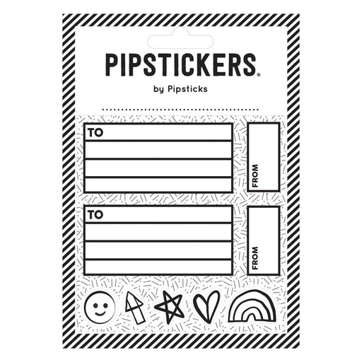 Pipstickers - Color-In Mailing Labels