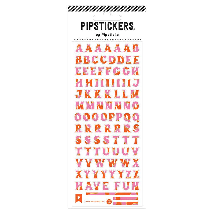 Pipstickers - Hot Lava Letters