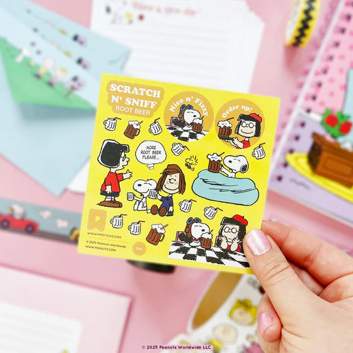 Pipstickers - Peanuts Fizzy Root Beer Scratch 'n Sniff (2ct)