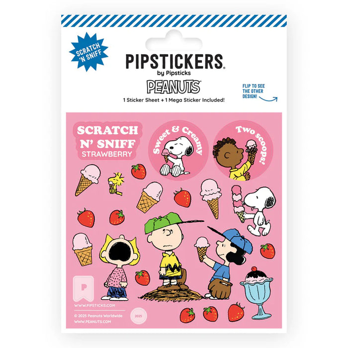 Pipstickers - Peanuts Ice Cream Scratch 'n Sniff (2ct)