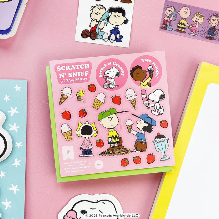 Pipstickers - Peanuts Ice Cream Scratch 'n Sniff (2ct)