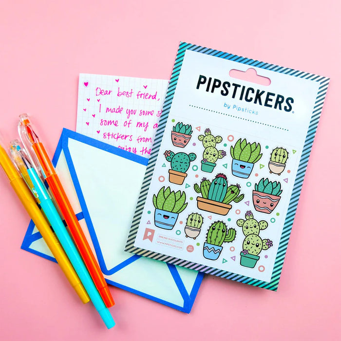 Pipstickers - Smiling Succulents