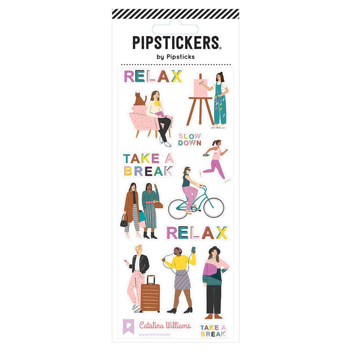 Pipstickers - Take A Break by Catalina Williams