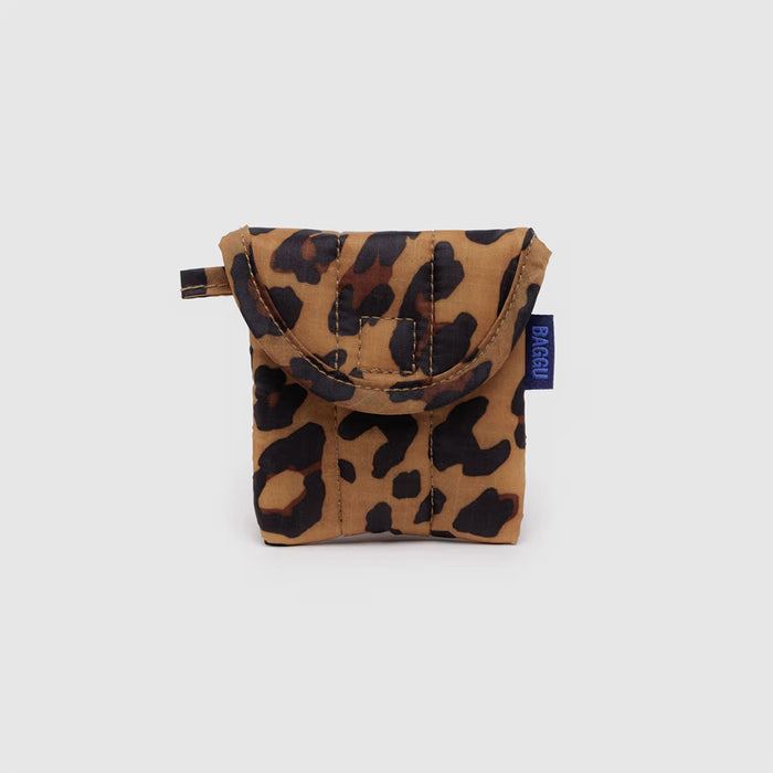 Baggu Puffy Earbuds Case - Leopard