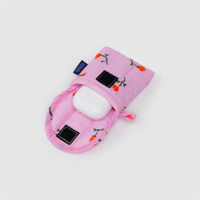 Baggu Puffy Earbuds Case - Painted Wildflower