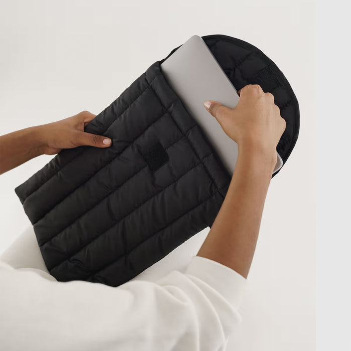 Baggu Puffy Laptop Sleeve 16 inch - Black