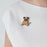 Pug Fawn Dog Brooch