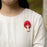 Red Strawberry Tree Brooch