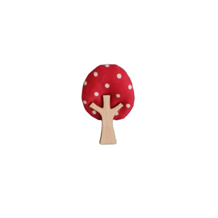 Red Strawberry Tree Brooch