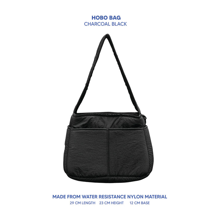 Regular Hobo - Charcoal Black