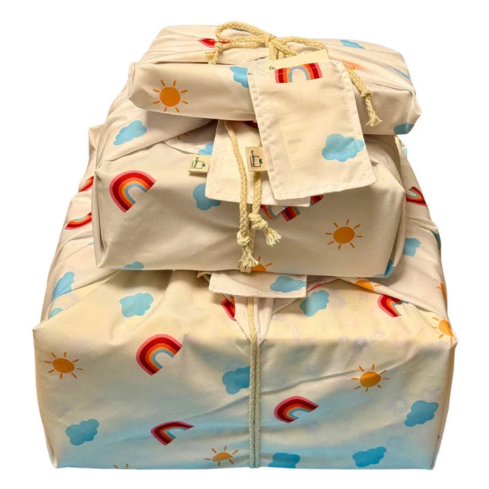 Reusable Gift Wrap - Be a Rainbow in the Clouds