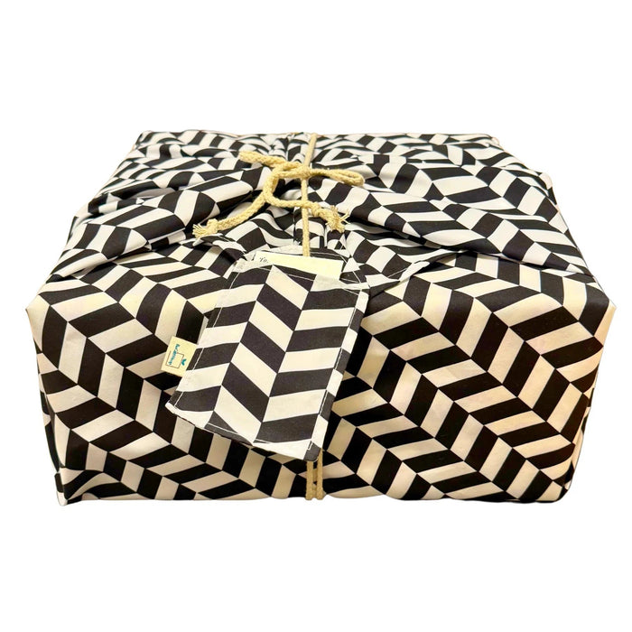 Reusable Gift Wrap - Black & White Never Goes Out of Style