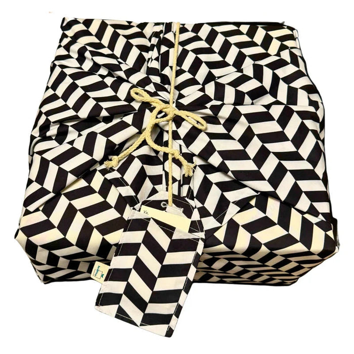 Reusable Gift Wrap - Black & White Never Goes Out of Style